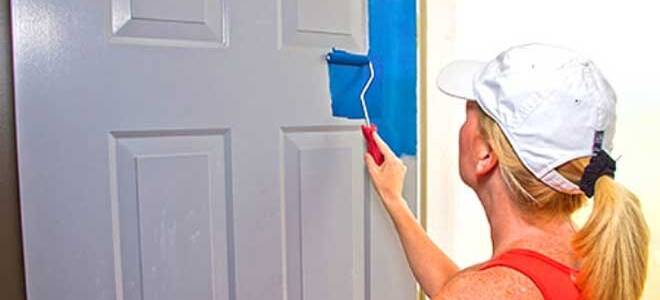 Как покрасить новую деревянную дверь?