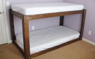 Можно ли распилить двухъярусную кровать?