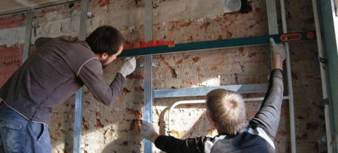 Как сделать каркас из профиля для двери?