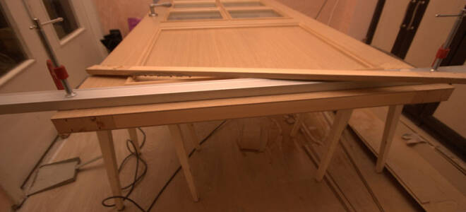 Можно ли отпилить межкомнатную дверь?