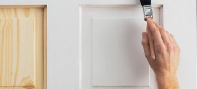 Чем покрыть сосновую дверь?