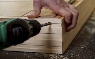 Как сделать коробку для деревянной двери?