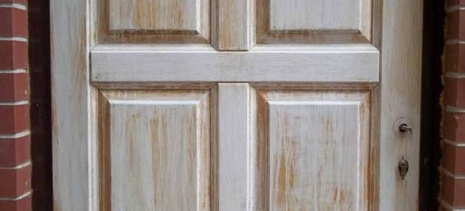 Как восстановить покрытие межкомнатной двери?