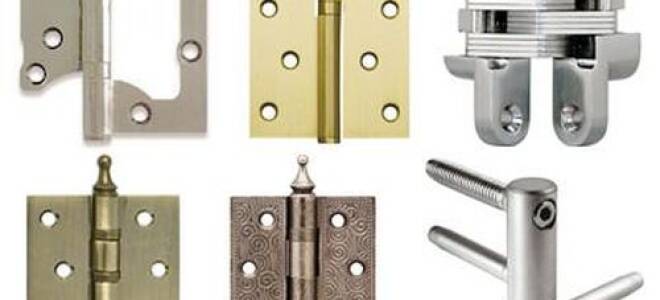 Как правильно прикрутить петли на дверь?