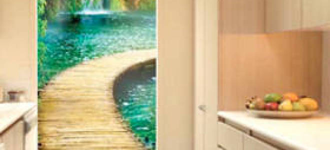 Чем обклеить деревянную дверь?